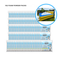 FOAM POWDER PACKS – 102 PACKS + All in one backyard foam pit