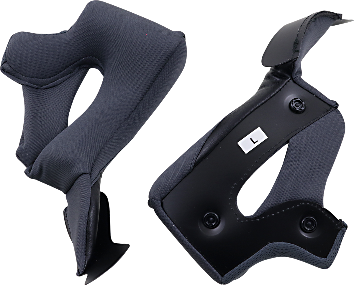 Z1R, Z1R Warrant Cheek Pads - Black - Large (Part Number: 0134-2686) by Z1R