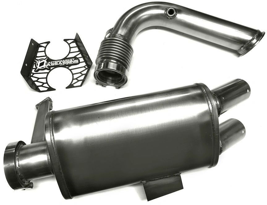 Aftermarket Assassins Full Exhaust for 2017+ Can-Am X3 Sidekick 3"