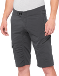 100% Ridecamp Shorts - Charcoal - US 38 40029-00012