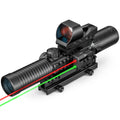 PINTY 4-in-1 3-9x32 Rifle Scope Combo