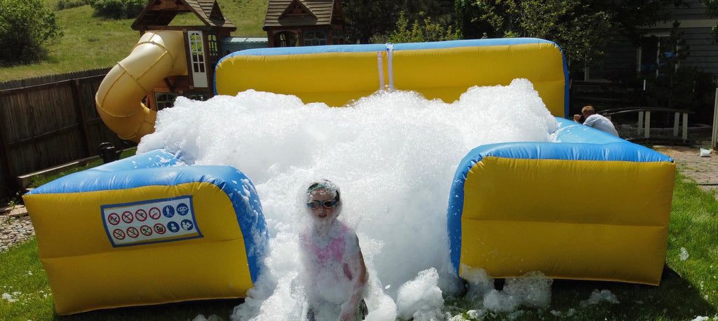 FOAM POWDER PACKS – 102 PACKS + All in one backyard foam pit