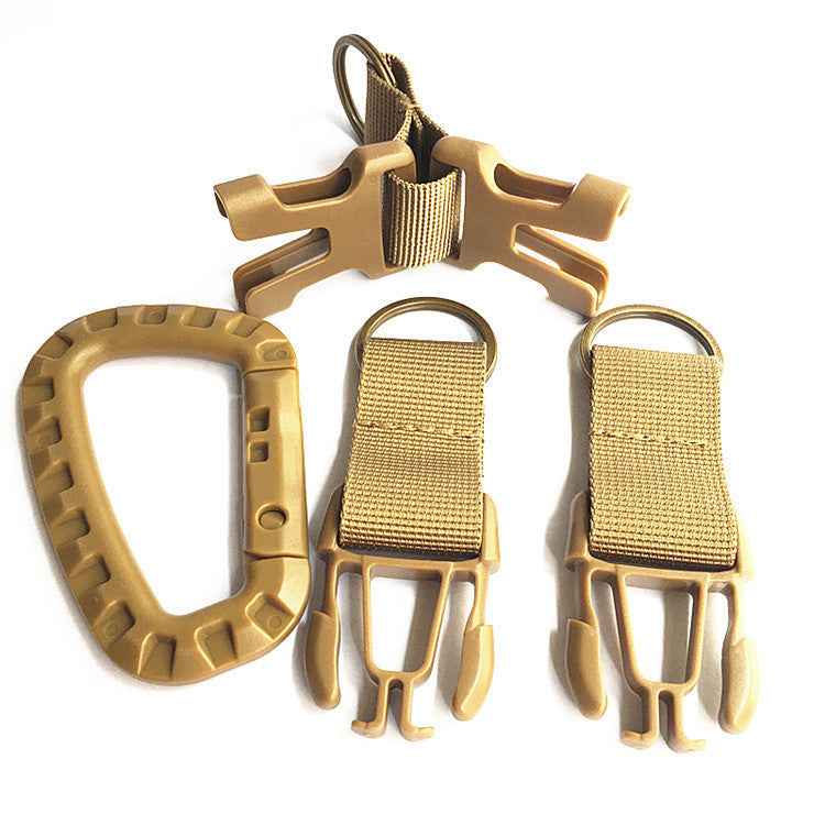Tactical Backpack Keychain with Belt Hanging Buckle for Easy Access