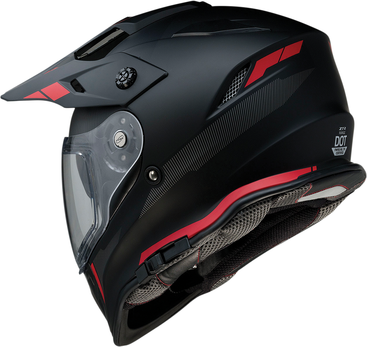 Z1R, Z1R Range Helmet - Uptake Black/Red Medium 0140-0015 by Z1R