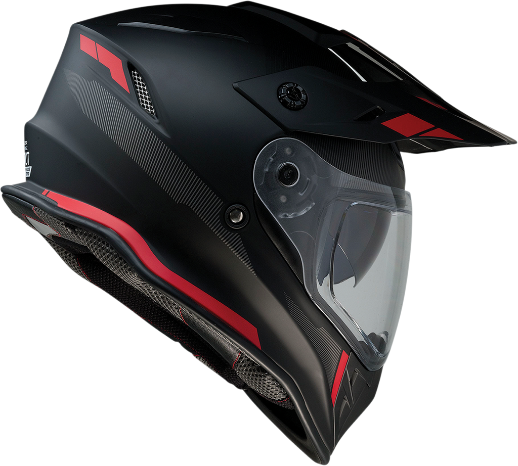 Z1R, Z1R Range Helmet - Uptake Black/Red - Large (Part No. 0140-0016)