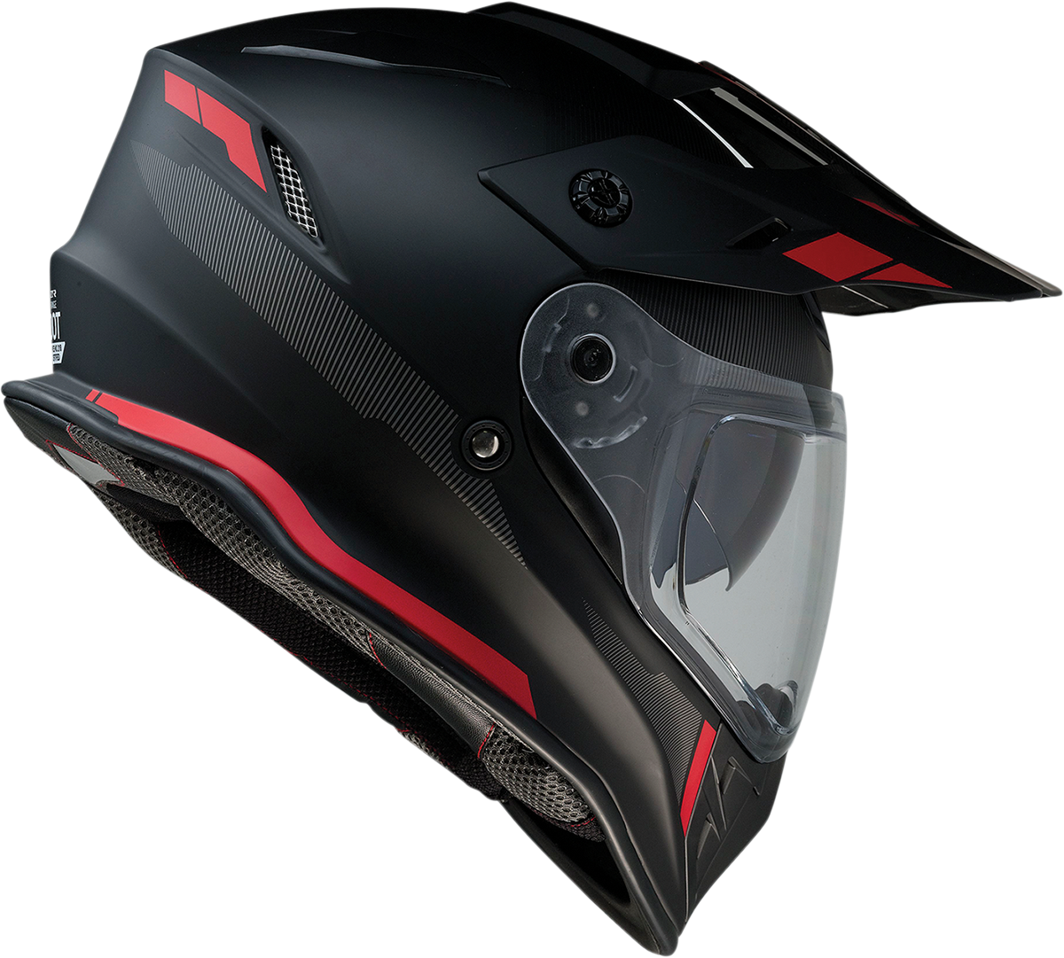 Z1R, Z1R Range Helmet - Uptake Black/Red - Large (Part No. 0140-0016)
