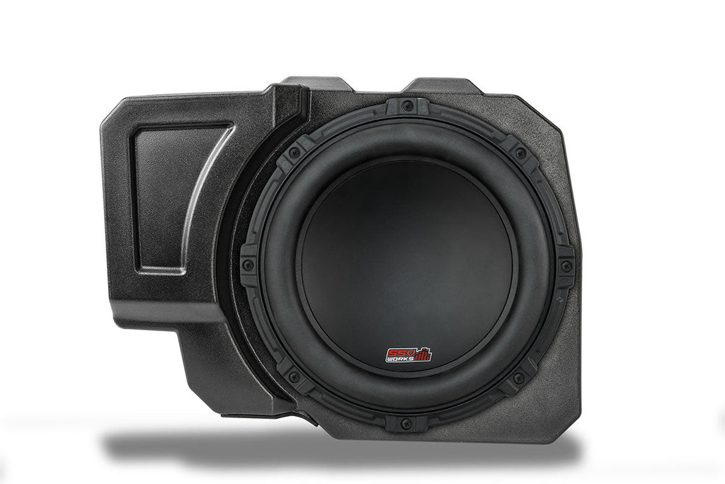 2020-2024 Polaris RZR Pro R/Turbo R/Pro XP 4 Rear-Seat 10in Subwoofer-Enclosure