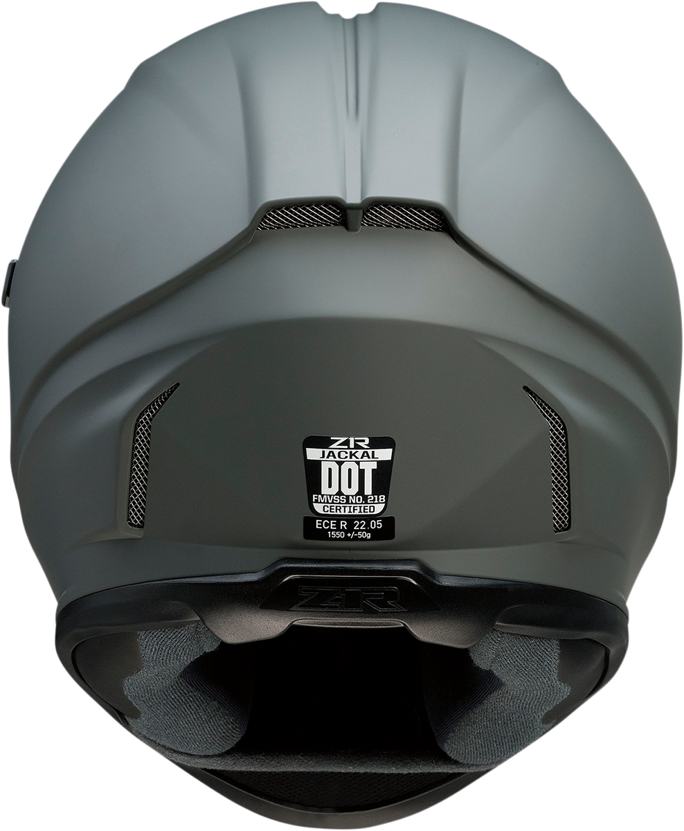 Z1R, Z1R Jackal Helmet Primer Gray with Smoke Shield - XS - Model 0101-13999