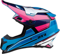 Z1R, Z1R Rise Motorcycle Helmet - Pink/Blue, 4XL | Part Number 0110-7191