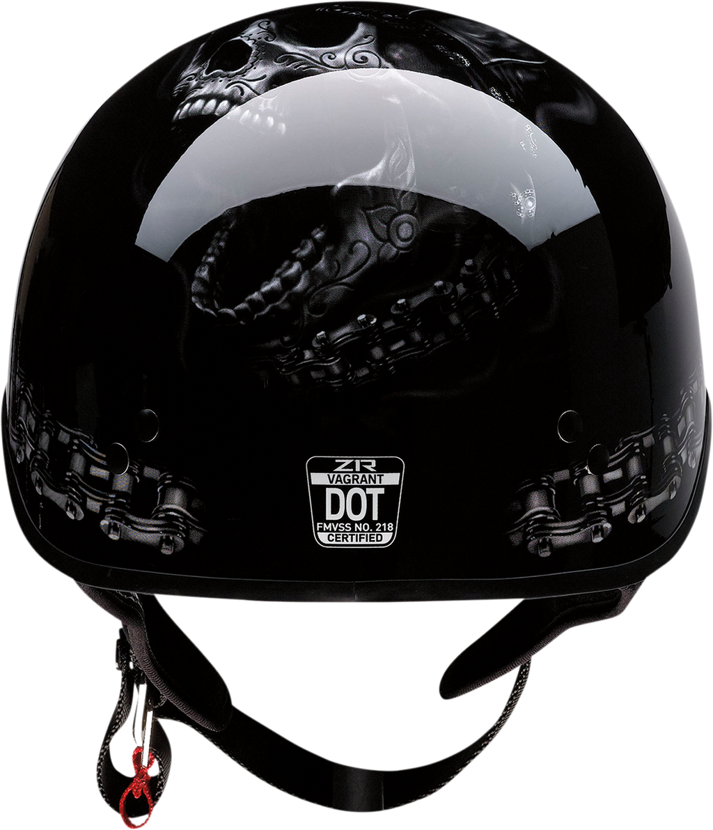 Z1R, Z1R Vagrant Helmet - FTW in Black/Gray - Large (Part #0103-1321)