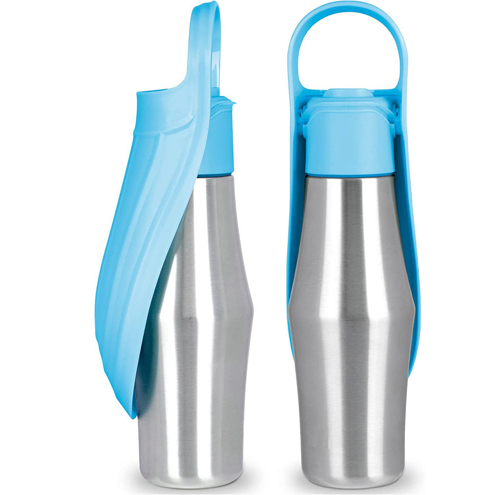 New Portable Pet Dog Water Bottle with Soft Silicone Design