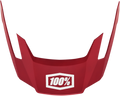 100% Altec Visor - Deep Red - XS/S 89025-00003