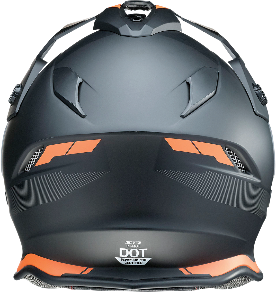 Z1R, Z1R Range Helmet - Uptake Black/Orange XS by Z1R – Versatile Motorcycle Helmet with Sun Visor and Removable Lining