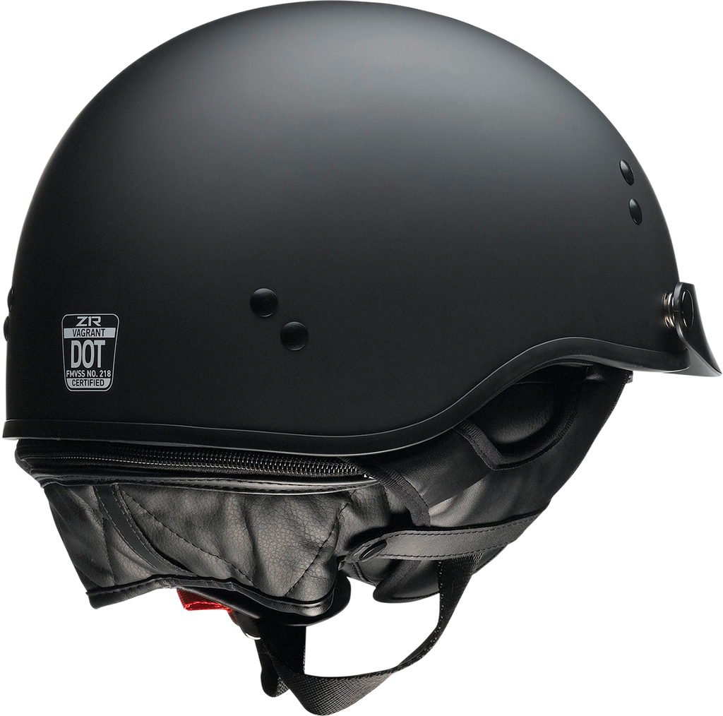 Z1R, Z1R Vagrant NC Helmet in Flat Black - Extra Small (Part Number 0103-1372)
