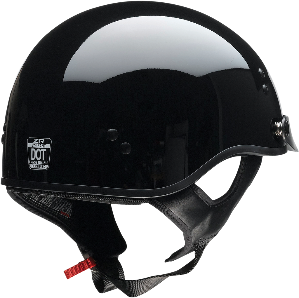 Z1R, Z1R Vagrant NC Helmet - Black, Large - Part Number 0103-1369