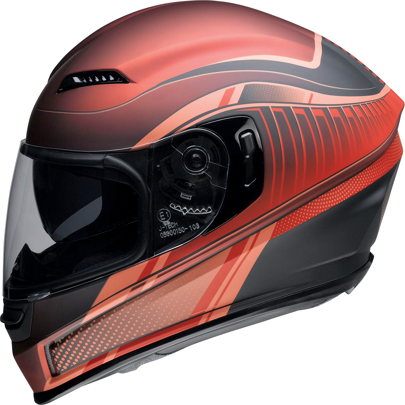 Z1R, Z1R Jackal Helmet Dark Matter Red Small by Z1R – Advanced Safety & Comfort with Drop-Down Sun Visor