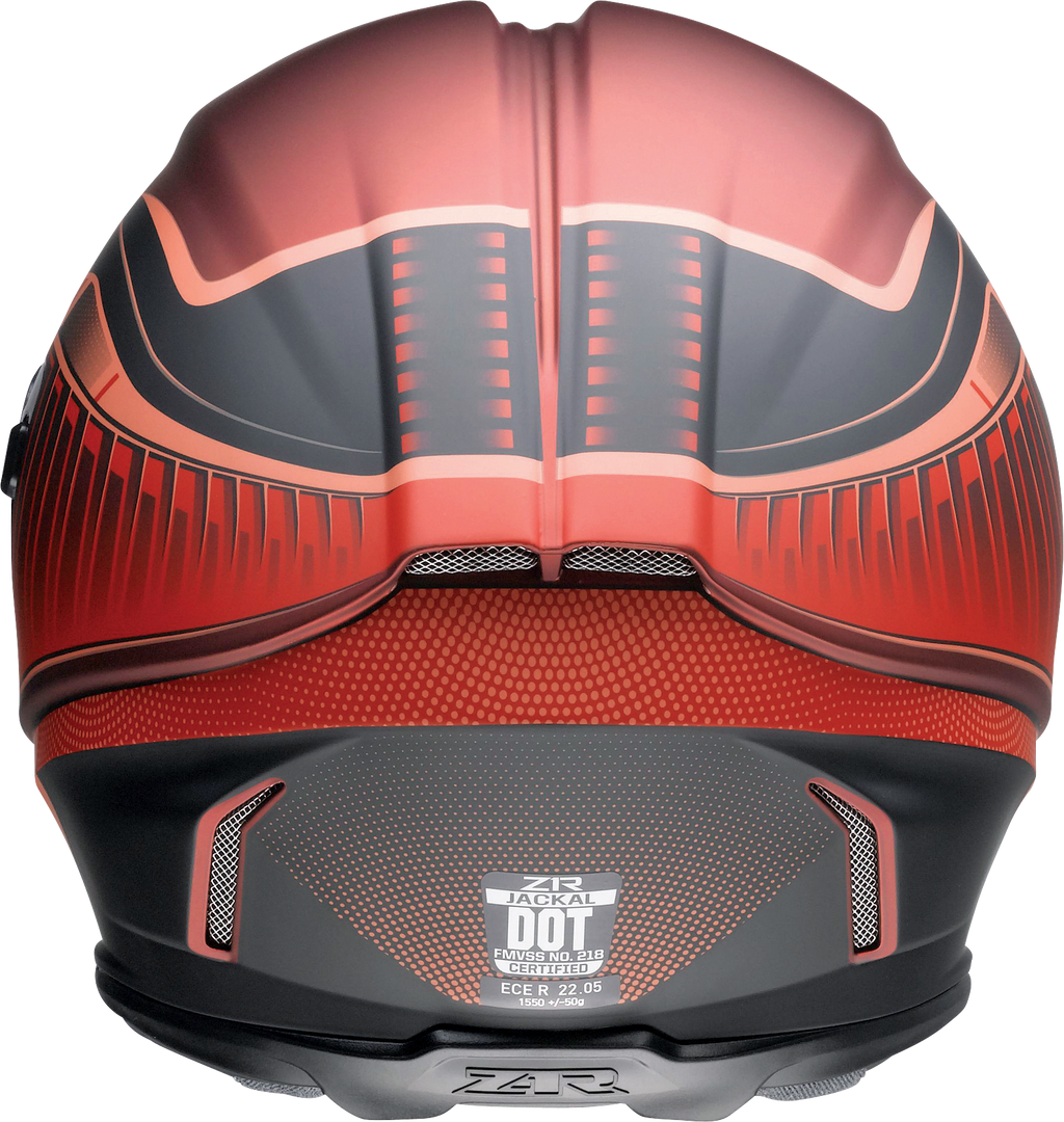 Z1R, Z1R Jackal Helmet Dark Matter Red Small by Z1R – Advanced Safety & Comfort with Drop-Down Sun Visor