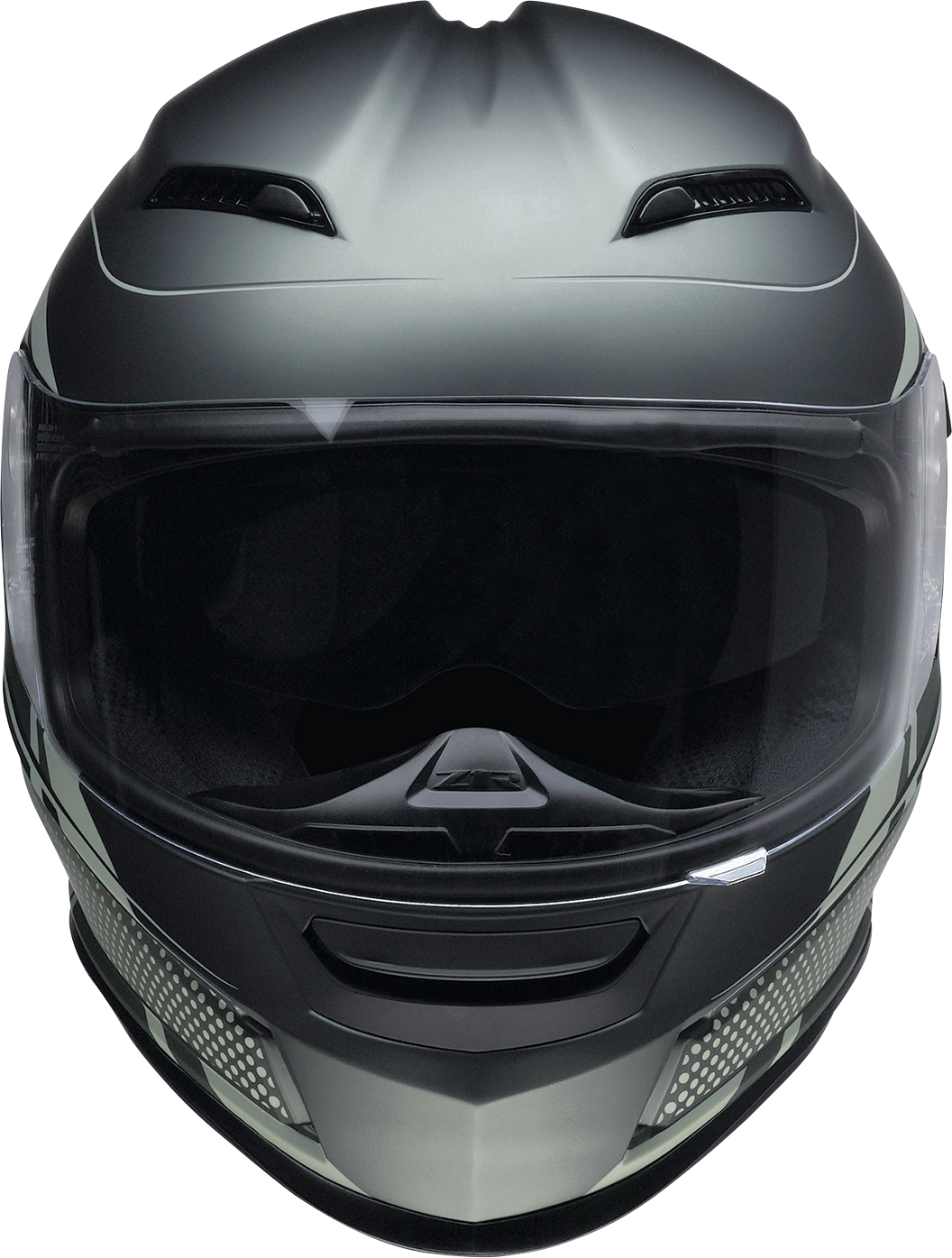 Z1R, Z1R Jackal Helmet Dark Matter Green XL 0101-14859 – Aerodynamic Motorcycle Helmet with Drop-down Sun Visor and Advanced Ventilation