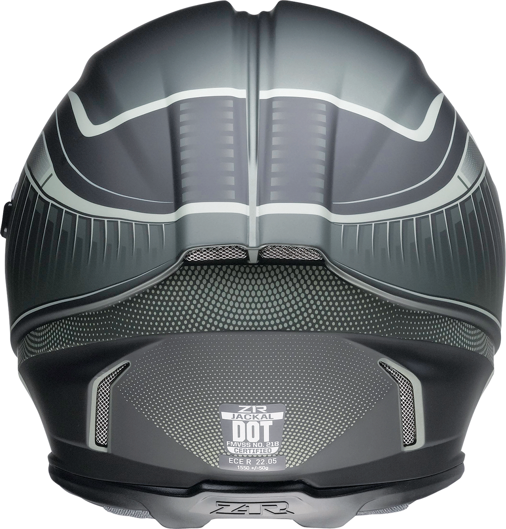 Z1R, Z1R Jackal Helmet Dark Matter Green XL 0101-14859 – Aerodynamic Motorcycle Helmet with Drop-down Sun Visor and Advanced Ventilation