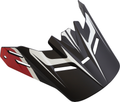 Z1R, Z1R Youth Rise Visor Kit - Flame Red (Part Number 0132-1489)