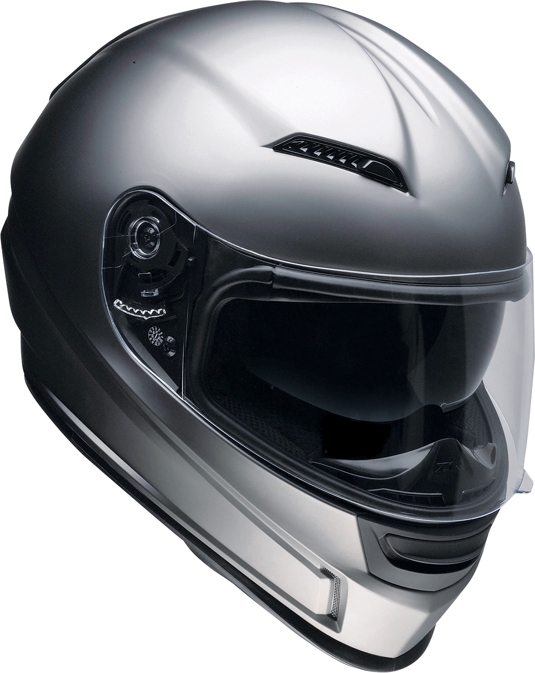 Z1R, Z1R Jackal Helmet Satin Titanium Medium - Injection-Molded Polycarbonate Shell with Advanced Ventilation and Sun Visor