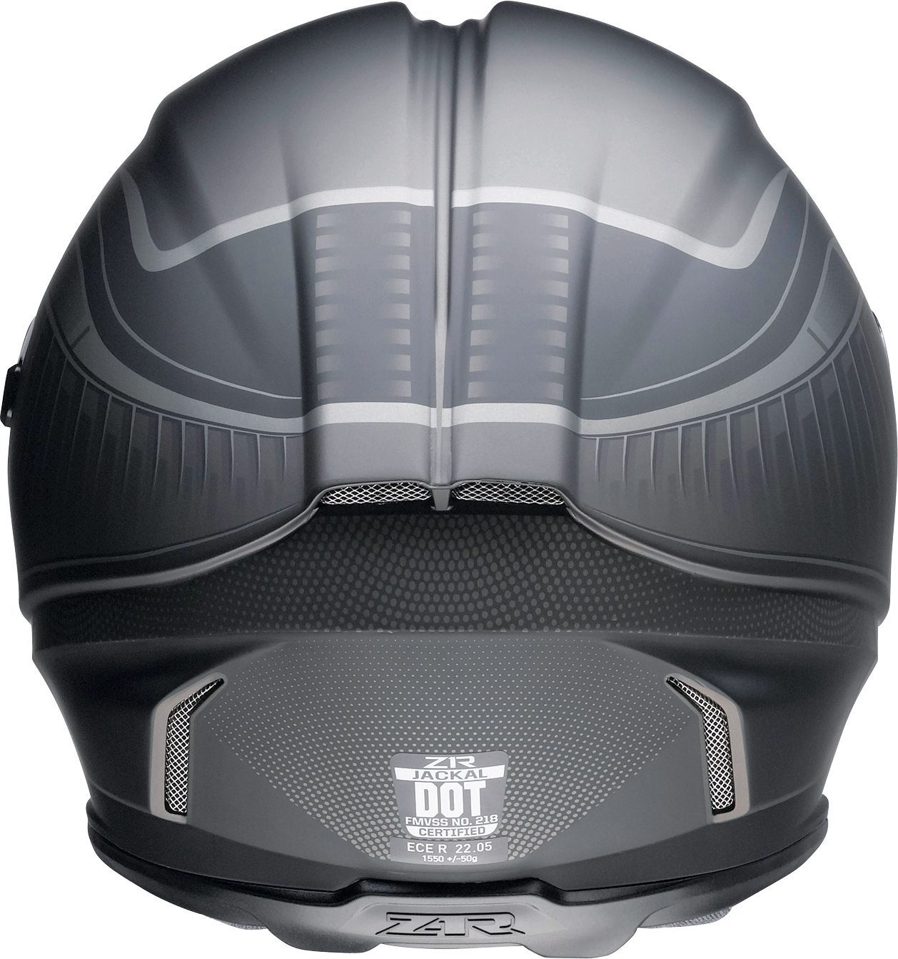 Z1R, Z1R Jackal Helmet Dark Matter Stealth Large 0101-14865 - Aerodynamic Polycarbonate Shell with Drop-down Sun Visor