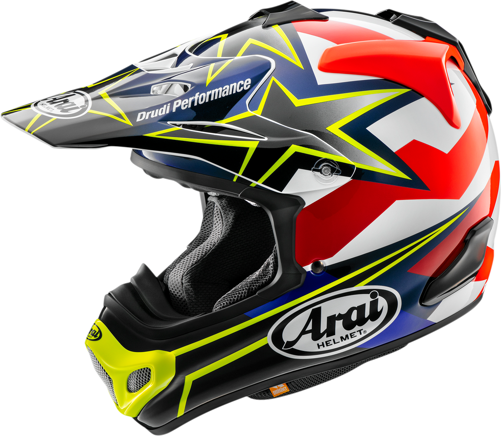 ARAI HELMETS, ARAI Helmets VX-Pro4 Stars & Stripes Yellow Large - Part 0110-8204