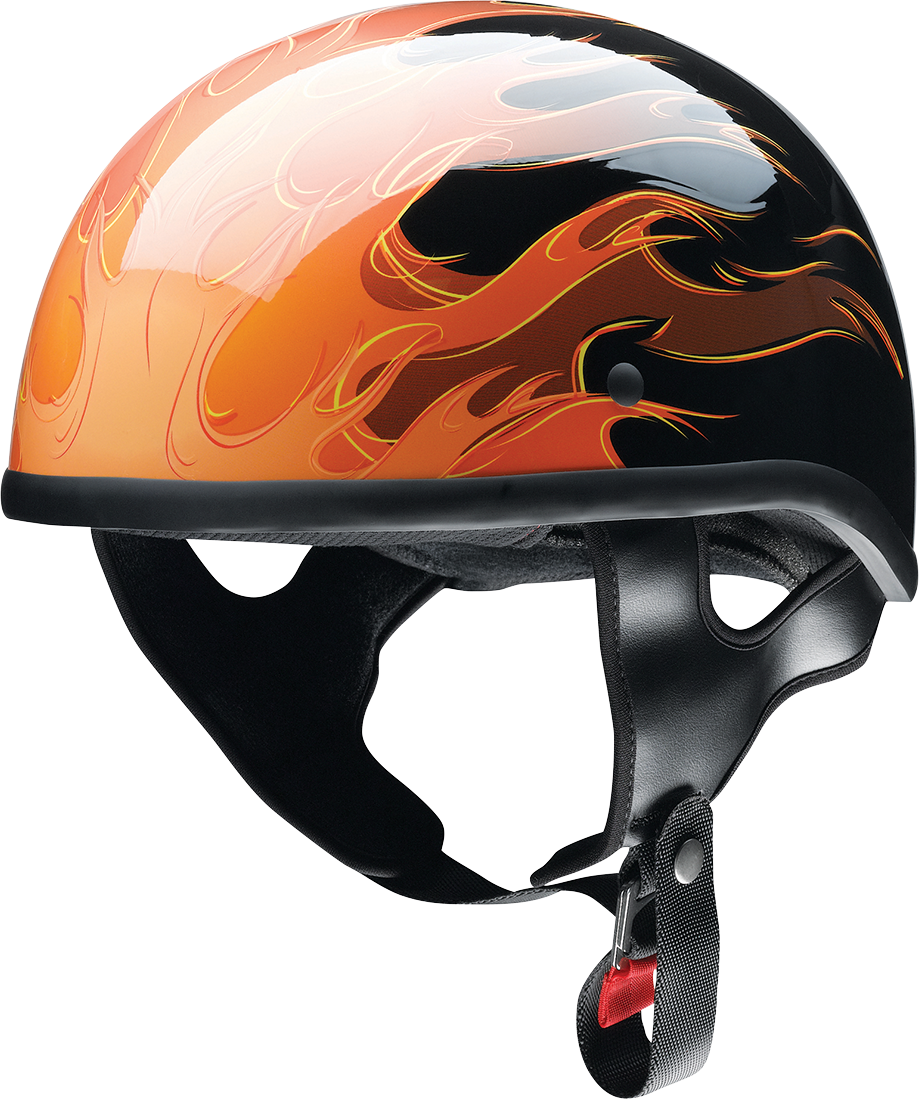 Z1R, Z1R CC Beanie Helmet - Hellfire Orange - Small by Z1R Part 0103-1346