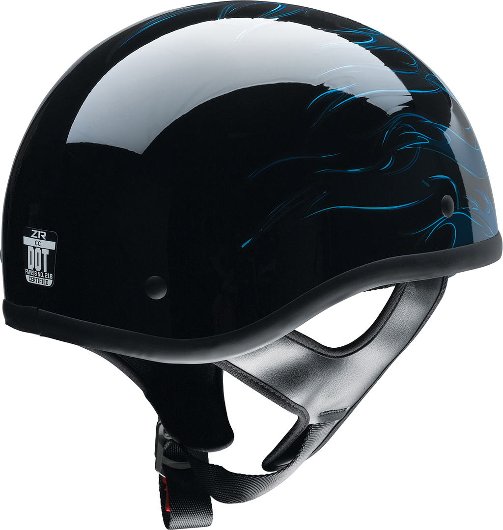 Z1R, Z1R CC Beanie Helmet - Hellfire Blue - Small by Z1R Part 0103-1332