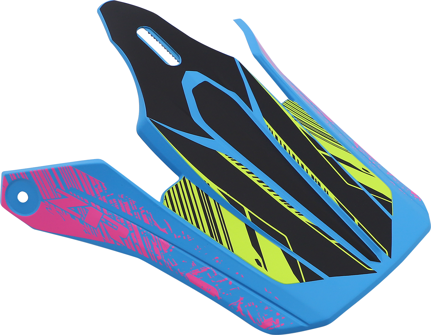 Z1R, Z1R Youth F.I. Visor Kit - Fractal Matte Blue/Hi-Viz | Part Number 0132-1582
