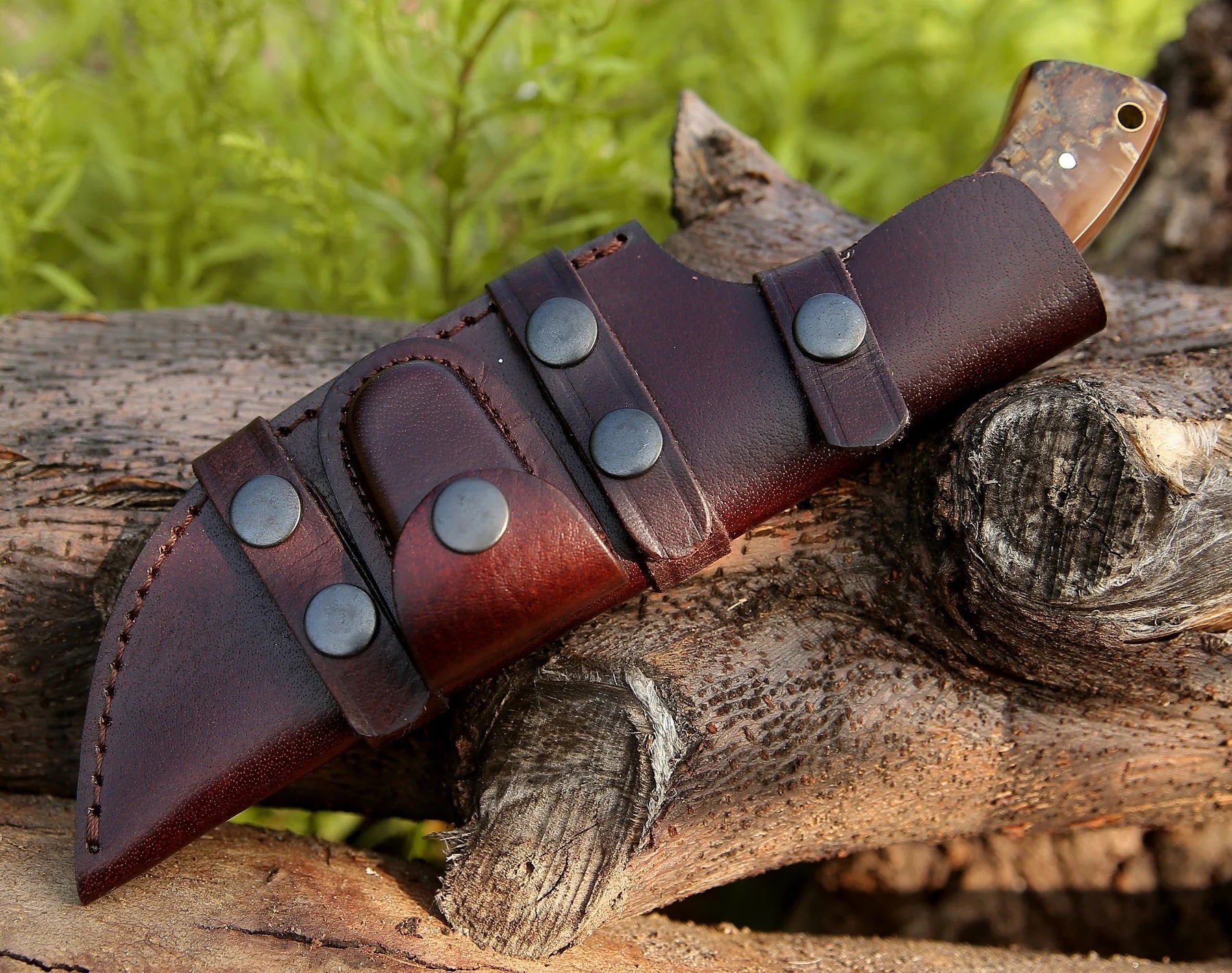 Tom Brown Tracker 1 – Handmade Damascus Steel Outdoor Knife