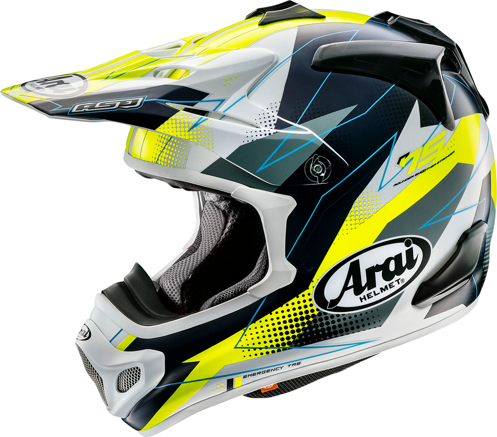 ARAI HELMETS, ARAI Helmets VX-Pro4 Resolute Yellow Helmet - Size XS (Part #0110-8482)