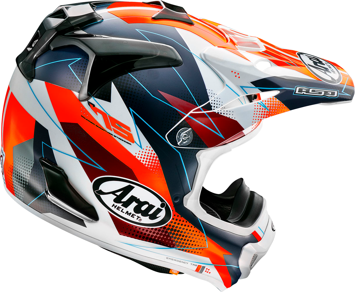 ARAI HELMETS, ARAI HELMETS VX-Pro4 Resolute Red Helmet - Size XS (Part Number: 0110-8477)