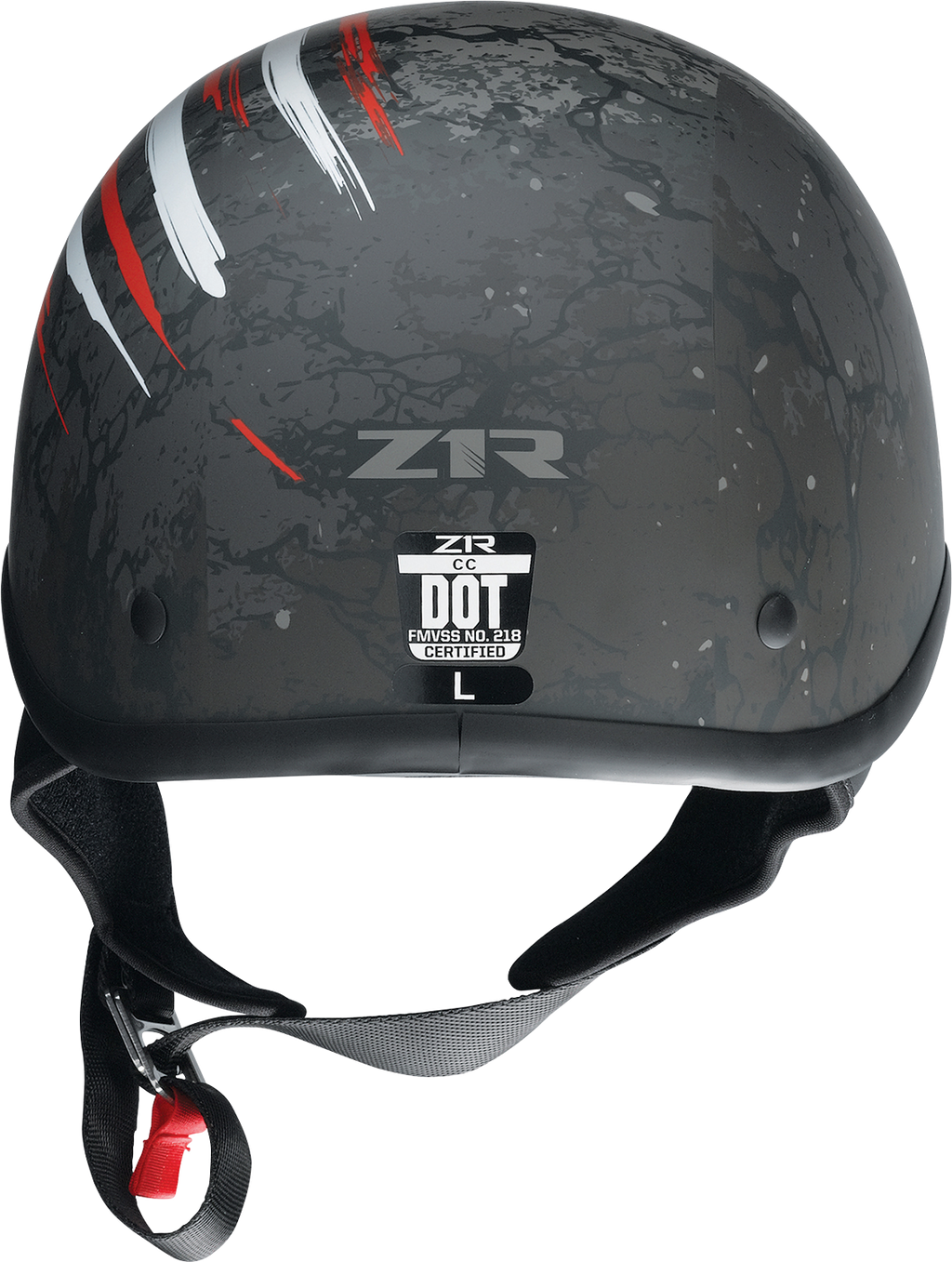 Z1R, Z1R CC Beanie Helmet Justice Series - Black/Red/White/Blue, XL (Part# 0103-1407)