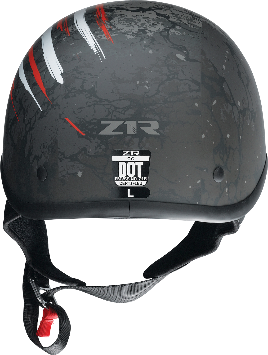 Z1R, Z1R CC Beanie Helmet Justice Series - Black/Red/White/Blue, XL (Part# 0103-1407)
