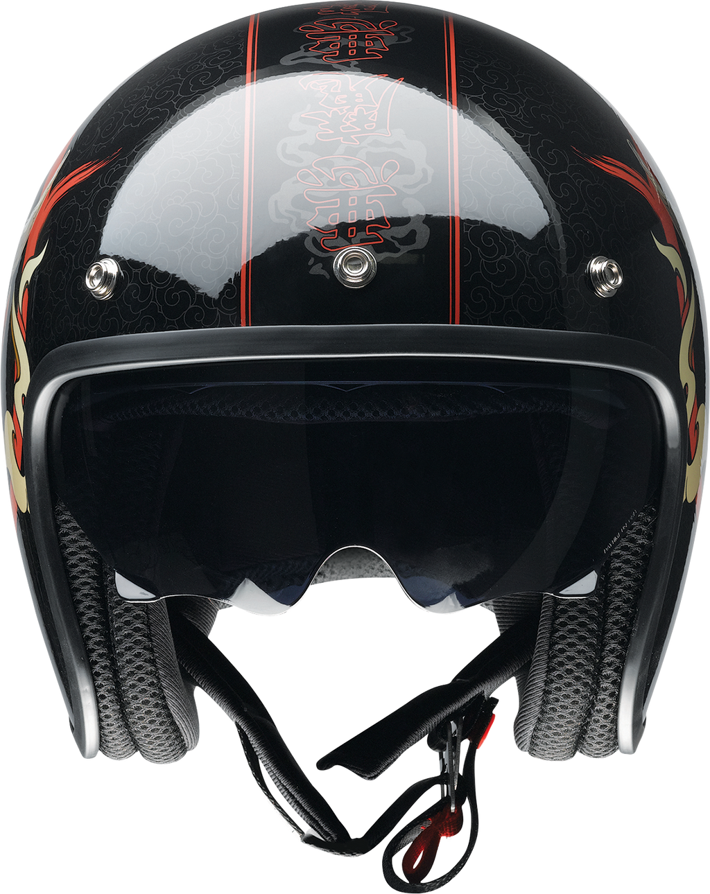 Z1R, Z1R Saturn Helmet - Devilish Gloss Black/Red Medium (Part No. 0104-2878)