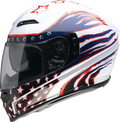 Z1R, Z1R Jackal Patriot Helmet - Red/White/Blue, Large - Model 0101-15415