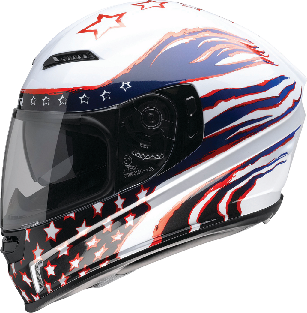 Z1R, Z1R Jackal Helmet Patriot Red/White/Blue XL by Z1R Part Number 0101-15416