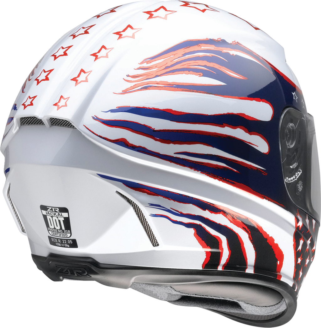 Z1R, Z1R Jackal Helmet Patriot Red/White/Blue XL by Z1R Part Number 0101-15416