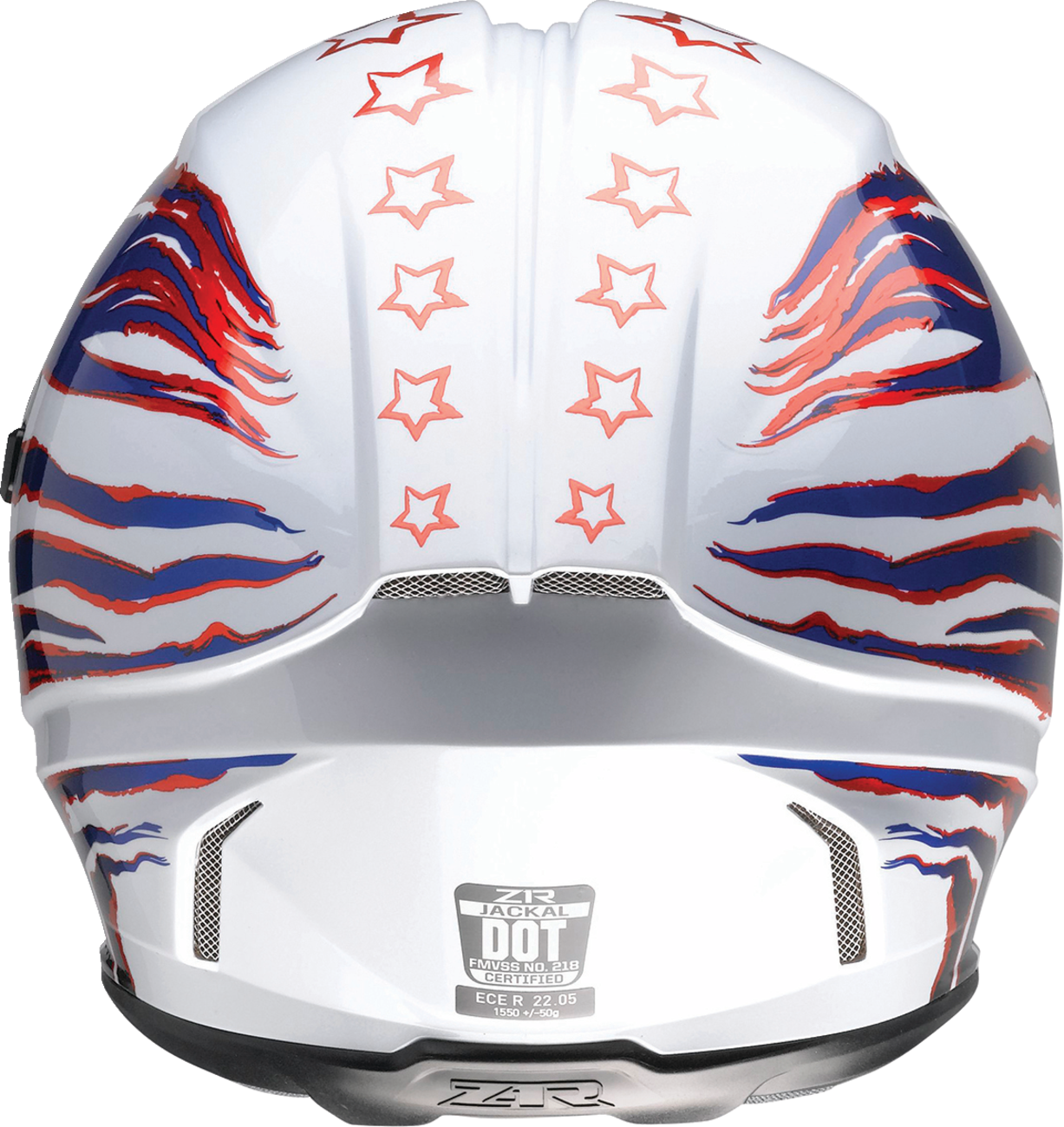 Z1R, Z1R Jackal Helmet Patriot Red/White/Blue XL by Z1R Part Number 0101-15416