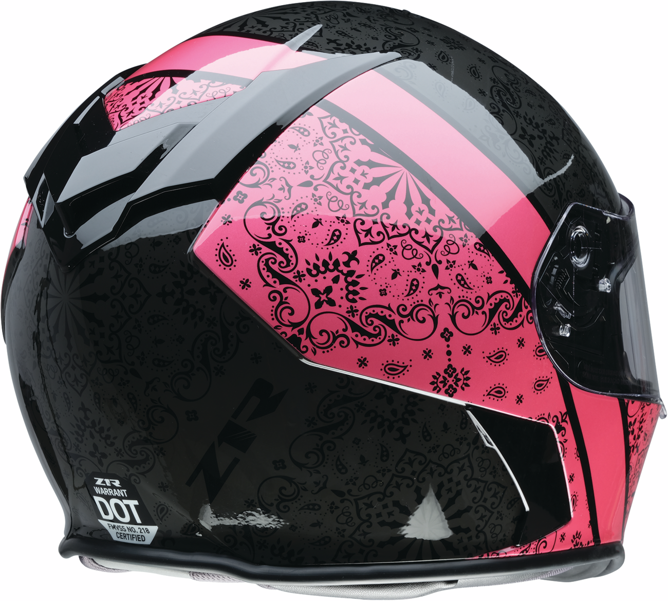 Z1R, Z1R Warrant Helmet PAC Pink 2XL by Z1R - Part #0101-16093