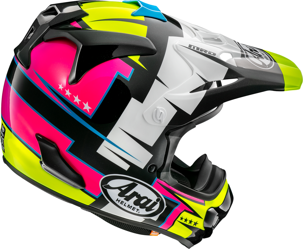 ARAI HELMETS, ARAI Helmets VX-Pro4 Battle Helmet - Yellow Large (Part No. 0110-8719)