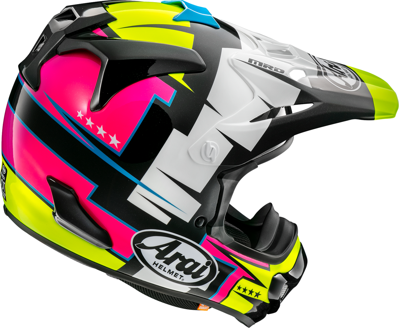 ARAI HELMETS, ARAI Helmets VX-Pro4 Battle Helmet - Yellow Large (Part No. 0110-8719)