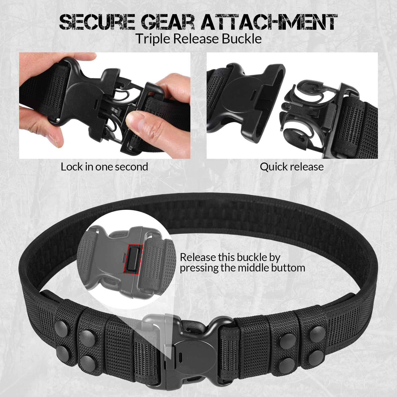 Duty Belt Police Belts for Ultimate Comfort and Durability