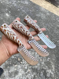 Custom Handmade Skinner Knife with Rasp Tool Steel Blade and Epoxy Pine-Cone Handle