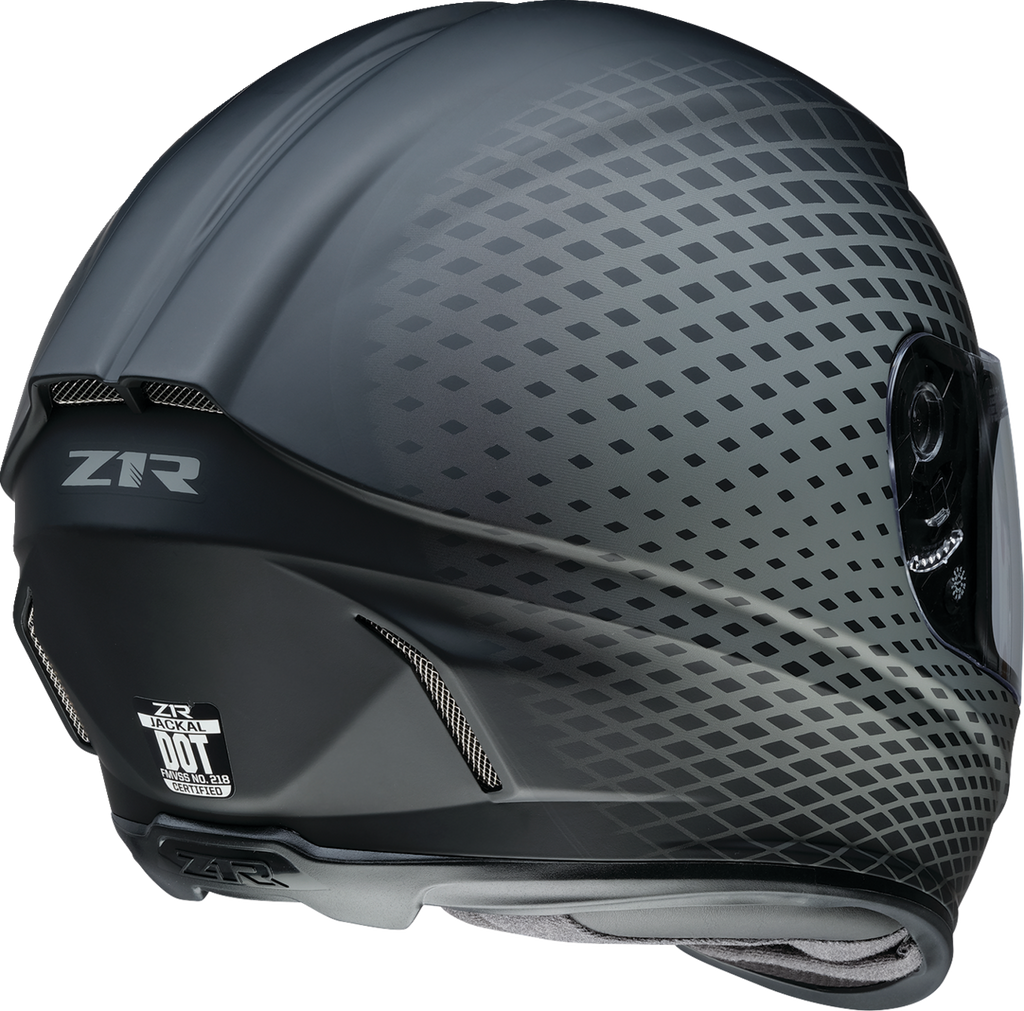 Z1R, Z1R Jackal Waveform Helmet in Gray – XL, Model 0101-16151
