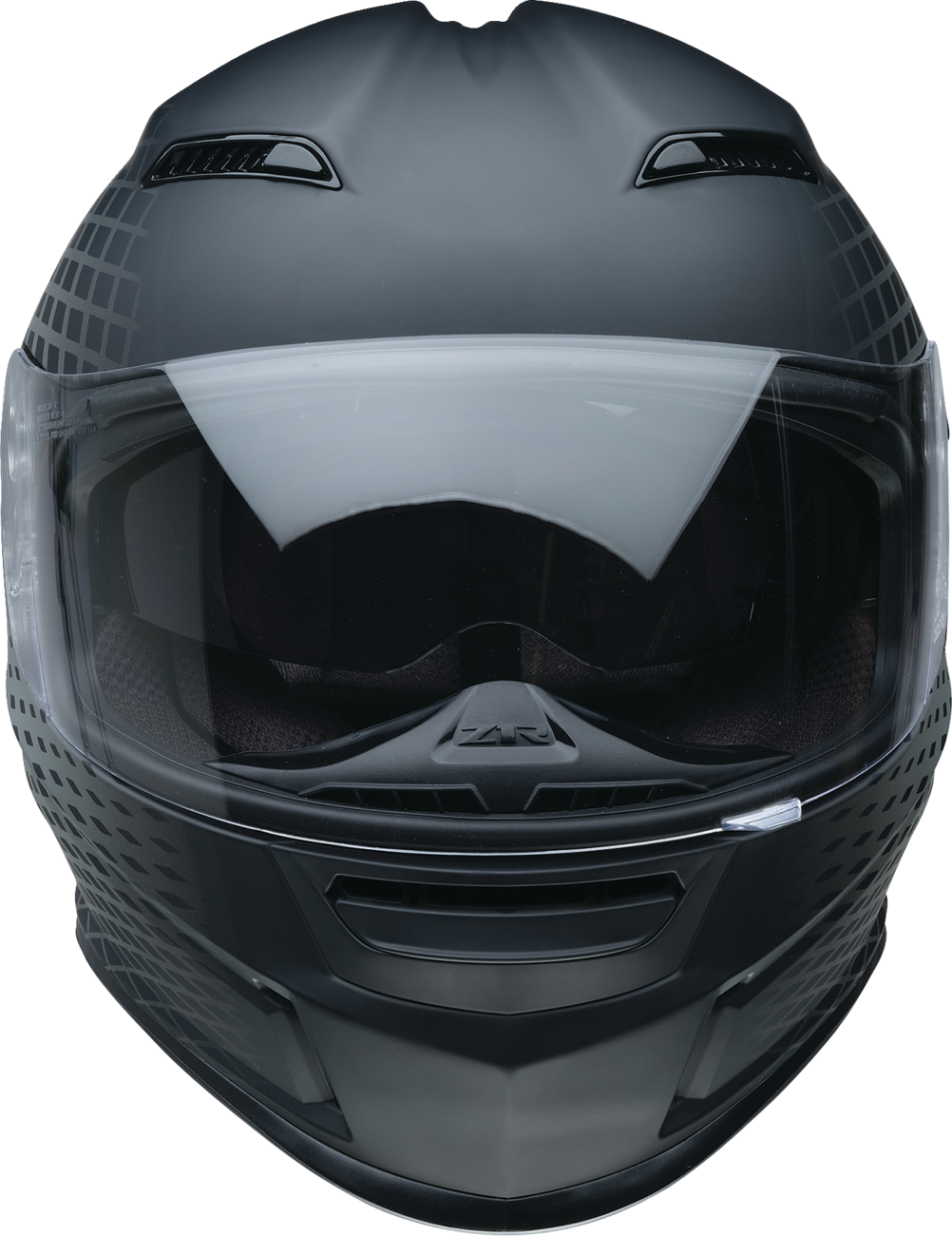 Z1R, Z1R Jackal Waveform Gray Helmet (Small) - Aerodynamic Design, Anti-Fog Shield, and Advanced Ventilation