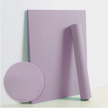 Dimoon 236''x17.7'' Purple Peel and Stick Wallpaper Contact Paper Modern Self Adhesive Wall Paper Removable Renter Friendly Textured Solid Color Shelf Cabinet Vinyl Roll (236''x17.7'',Purple)