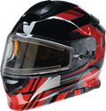 Z1R, Z1R Solaris 2.0 Helmet First Tracks Electric Dual Pane Shield Black/Red XS - Part 0120-0825