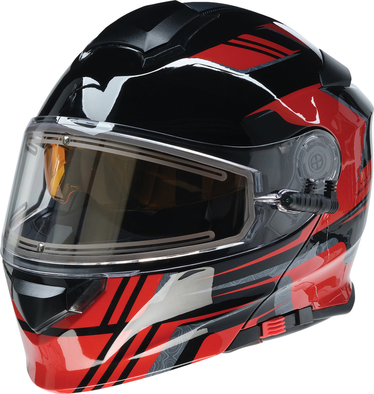 Z1R, Z1R Solaris 2.0 Helmet First Tracks Electric Dual Pane Shield Black/Red XS - Part 0120-0825